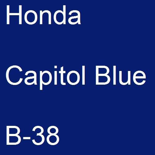 Honda, Capitol Blue, B-38.